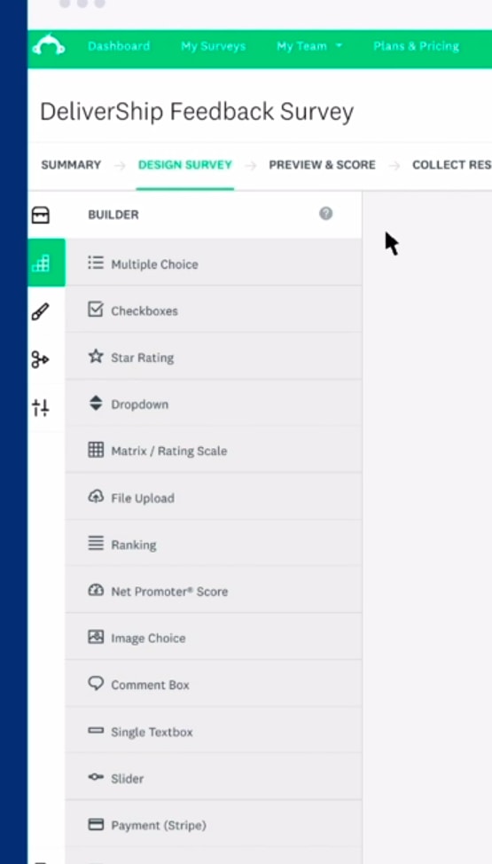 Adding Questions in SurveyMonkey Survay
